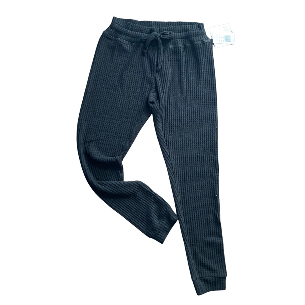 NWT Black Beyond Yoga Waffle Pants, XS